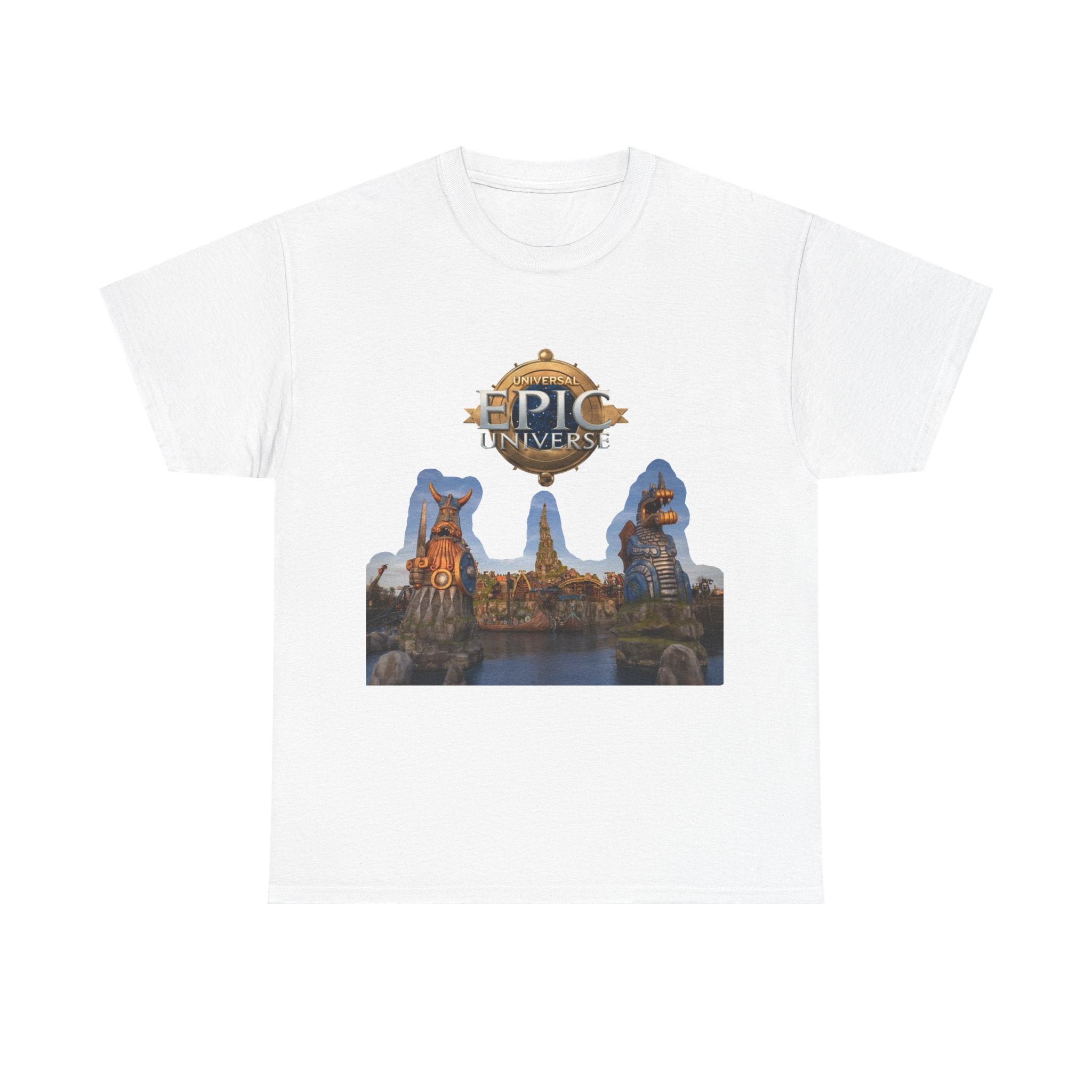 Epic Universe Theme Park T‑Shirt — Iconic Entrance Graphic Tee