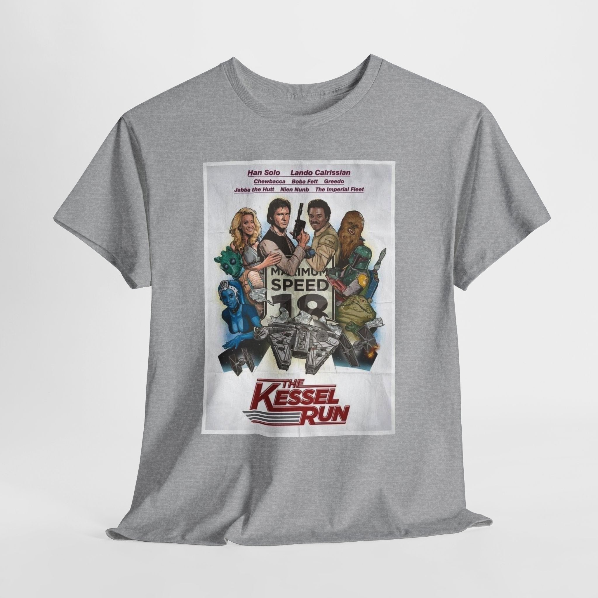 Kessel Run Retro Star Wars Movie Poster Tee