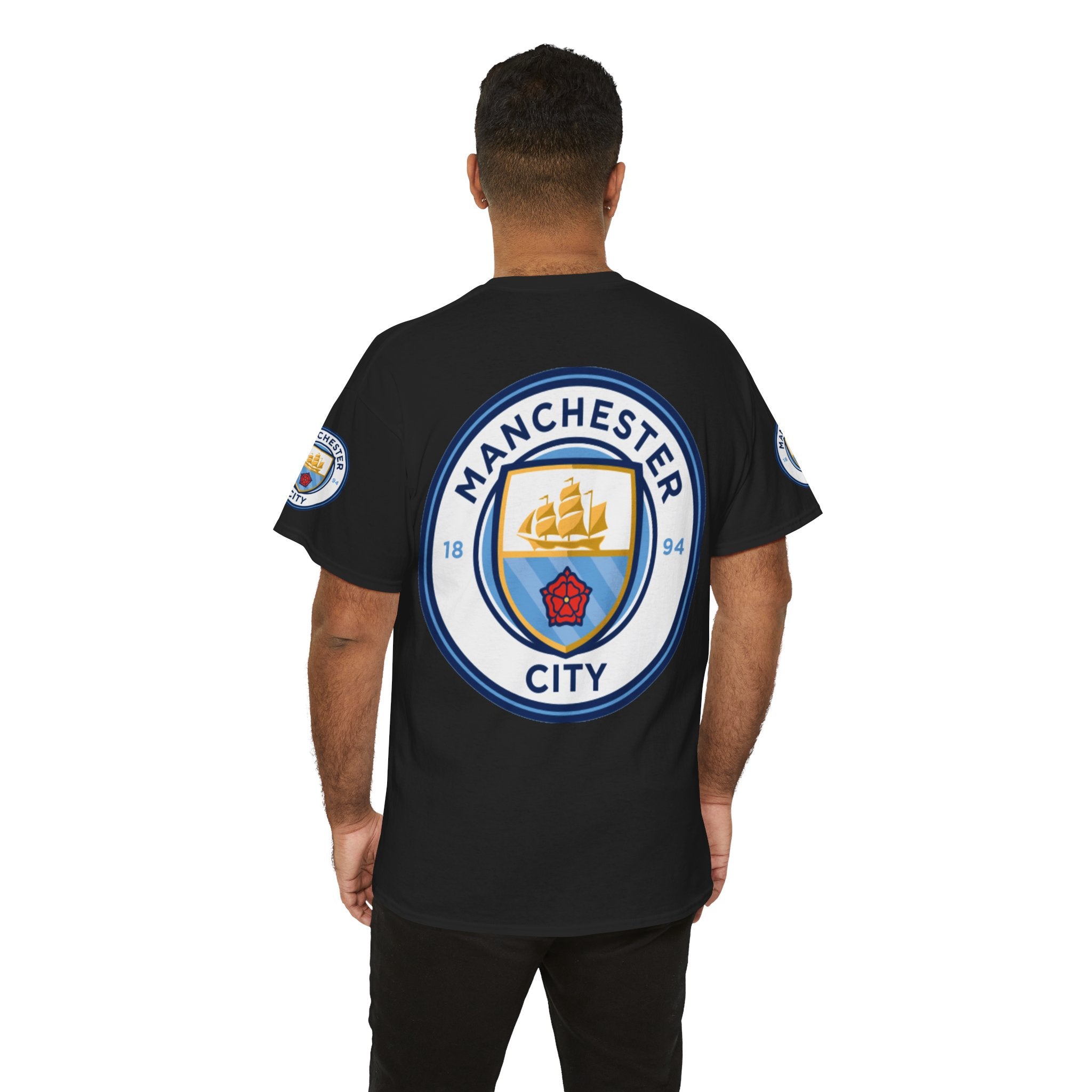 Manchester City Crest T-Shirt — Football Club Logo Tee