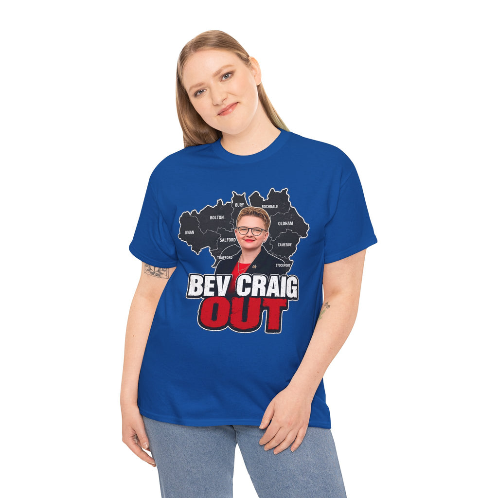 Bev Craig Out Greater Manchester Mayor Tee / T-Shirt