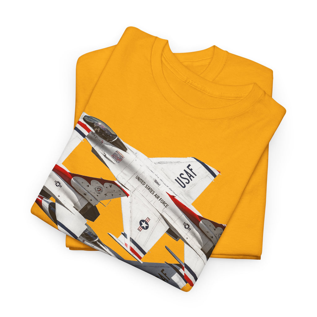 Thunderbirds Jet Formation T‑Shirt — Military Aviation Fighter Jets Tee