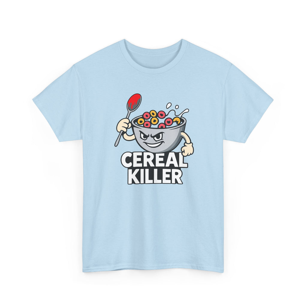 Cereal Killer Graphic Tee — Funny Breakfast Cartoon T‑Shirt