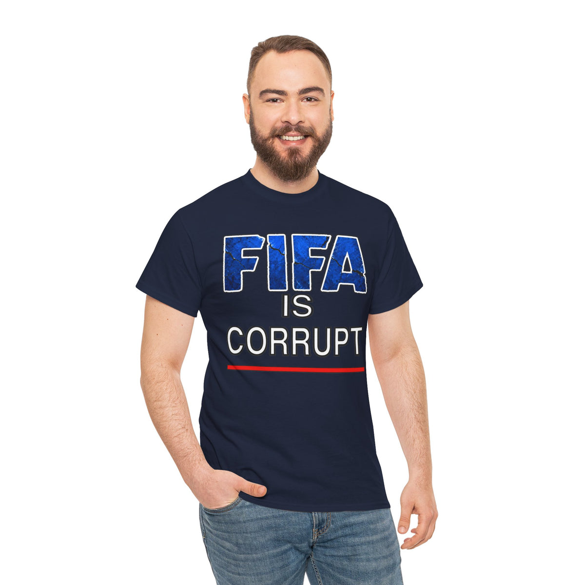 FIFA Is Corrupt Graphic Tee – Anti-FIFA Protest Soccer T-Shirt