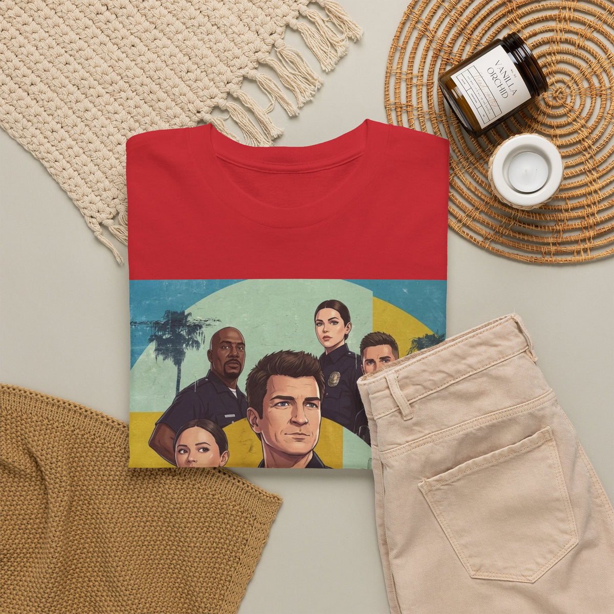 The Rookie TV Cast Graphic Tee — Vintage Poster Style Shirt