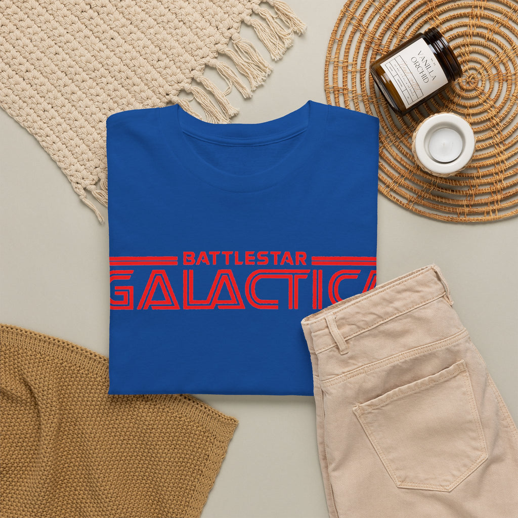 Battlestar Galactica Graphic Tee — "So Say We All" Viper Ship Sci‑Fi T‑Shirt