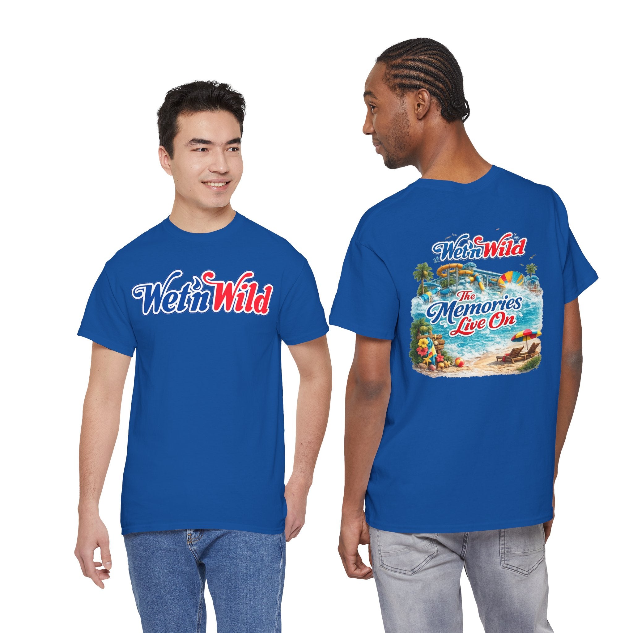 Wet 'n Wild Orlando Graphic Tee — "The Memories Live On" Retro Vacation T‑Shirt