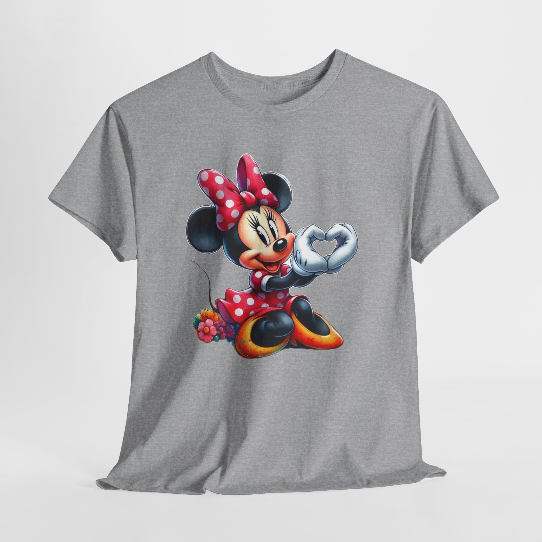 Minnie Mouse Character Heart Graphic Tee