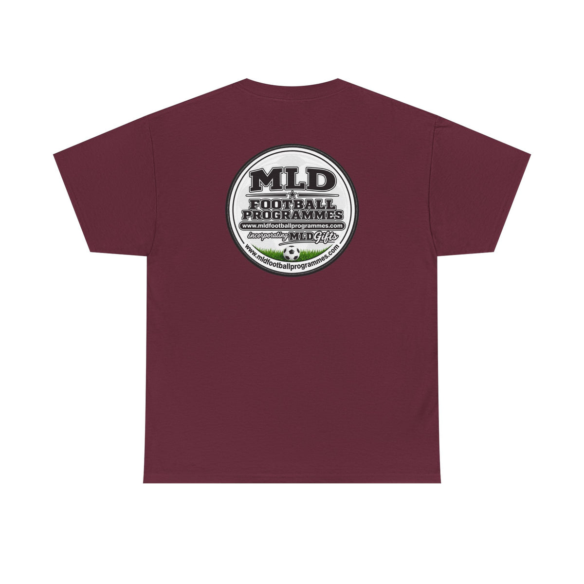 MLD Football Programmes Vintage Logo Cotton T-Shirt
