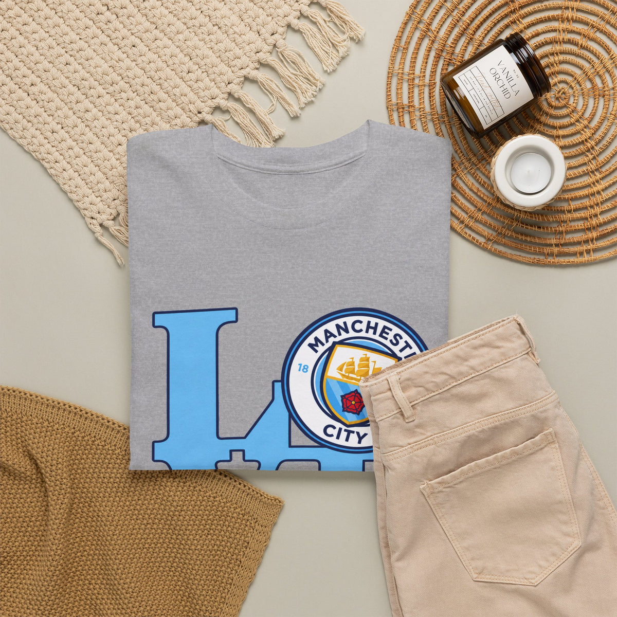 Manchester City LOVE Cotton T-Shirt