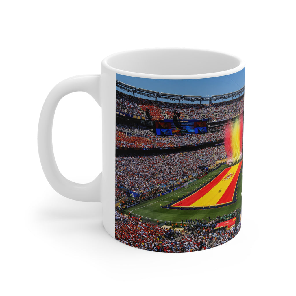 World Cup Final 2026 Stadium Mug – Spain & Argentina Flags 11oz/15oz Ceramic Coffee Cup