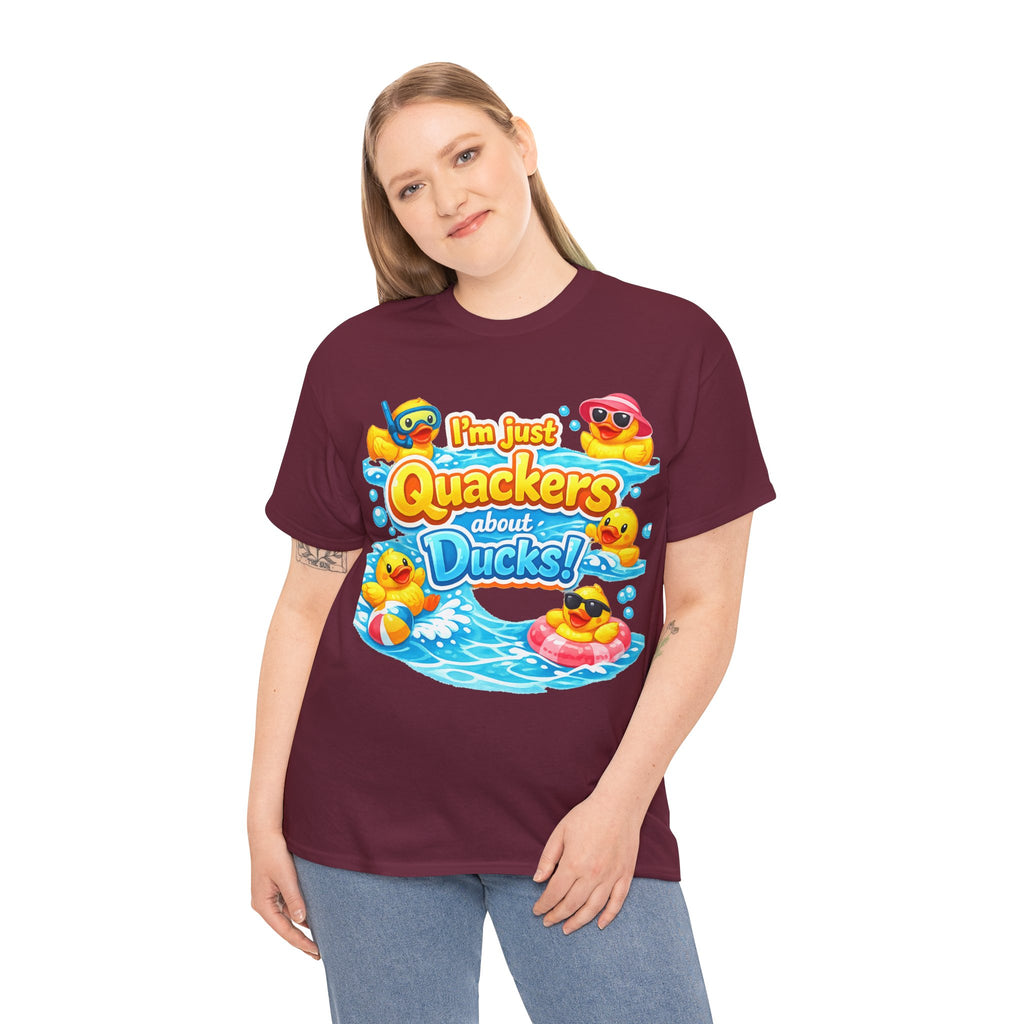 I'm Just Quackers About Ducks! Cute Rubber Duck Pool Tee