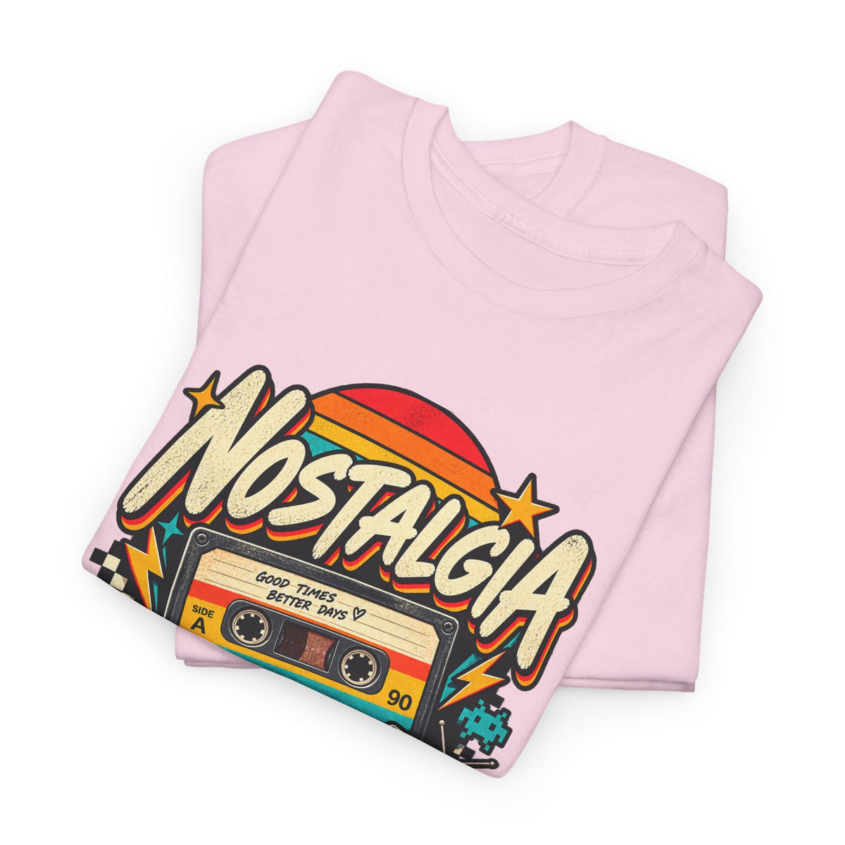 Nostalgia Never Gets Old Unisex Heavy Cotton Tee