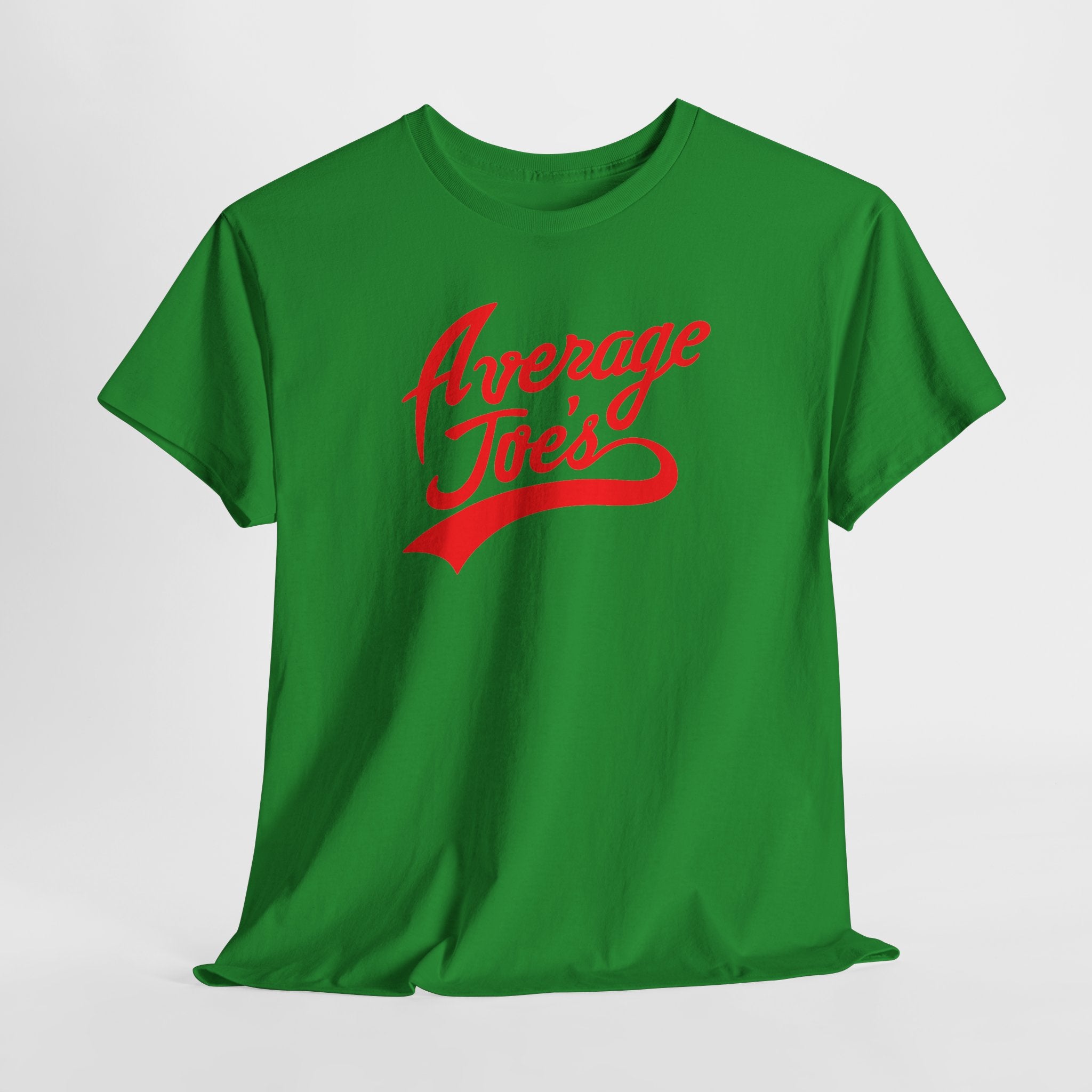 Average Joe's Graphic Tee — Retro Script White T-Shirt