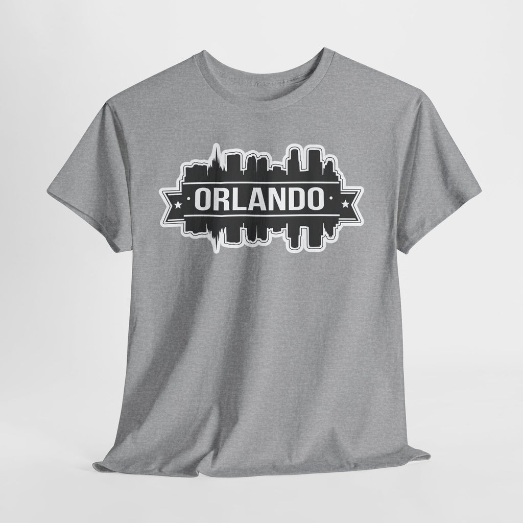 Orlando Skyline T-Shirt — Retro Badge Cityscape Tee