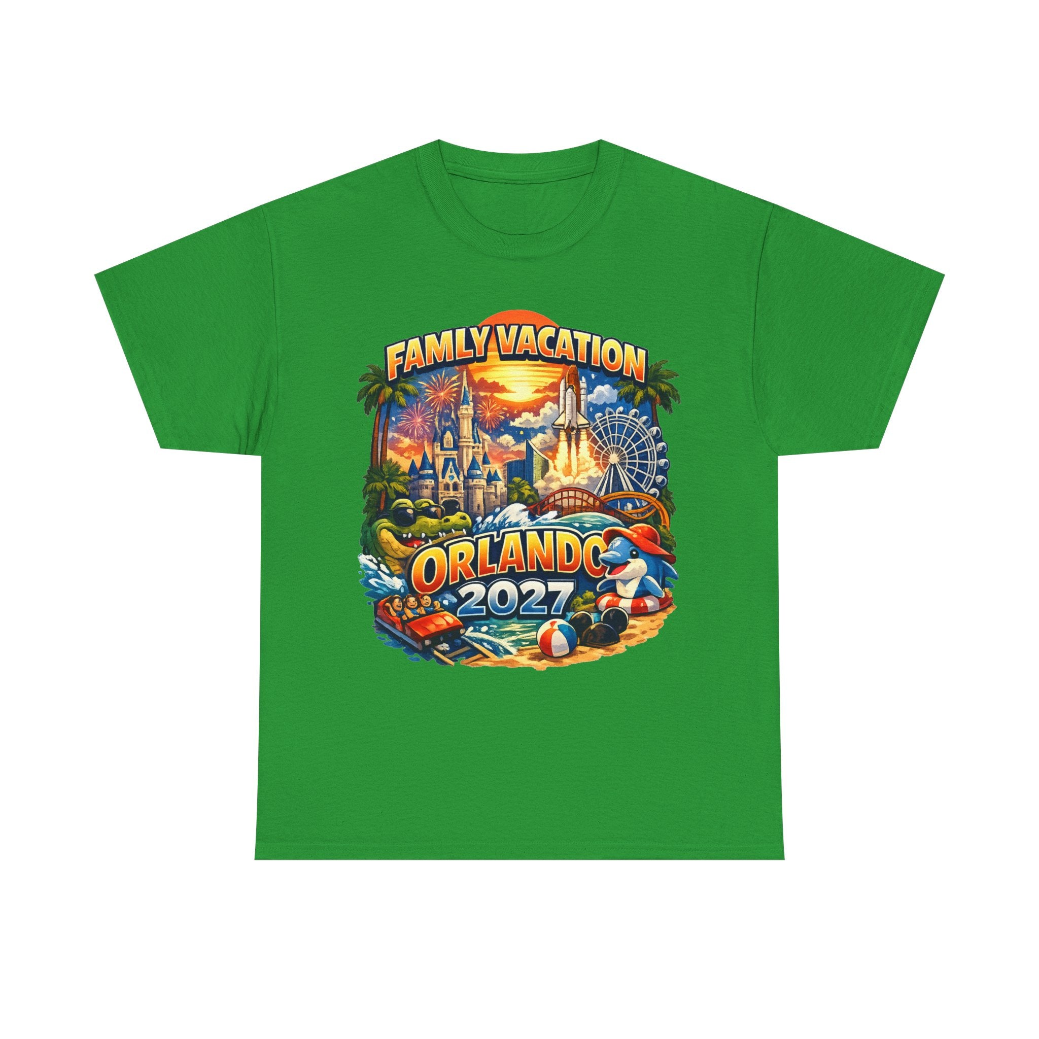 Family Vacation Orlando 2027 T-Shirt — Vintage Theme Park Souvenir Tee