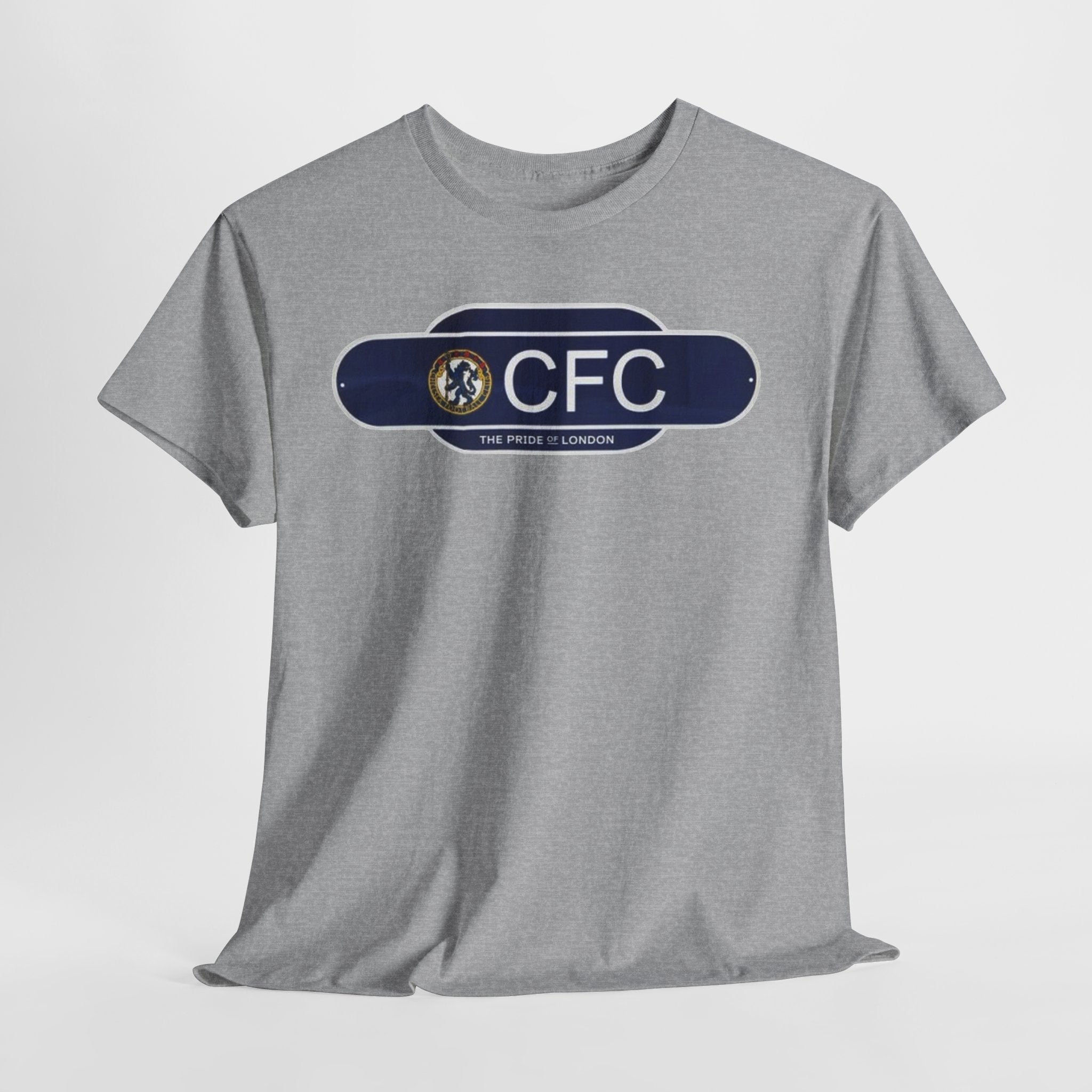 Chelsea Railway Sign Crest Logo T‑Shirt — Retro Football Badge Tee
