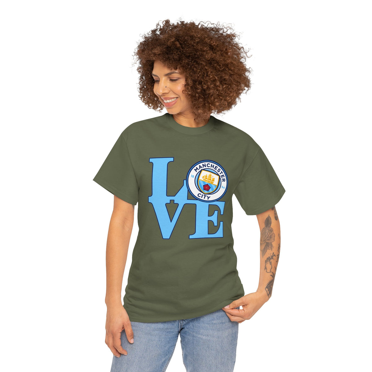 Manchester City LOVE Cotton T-Shirt
