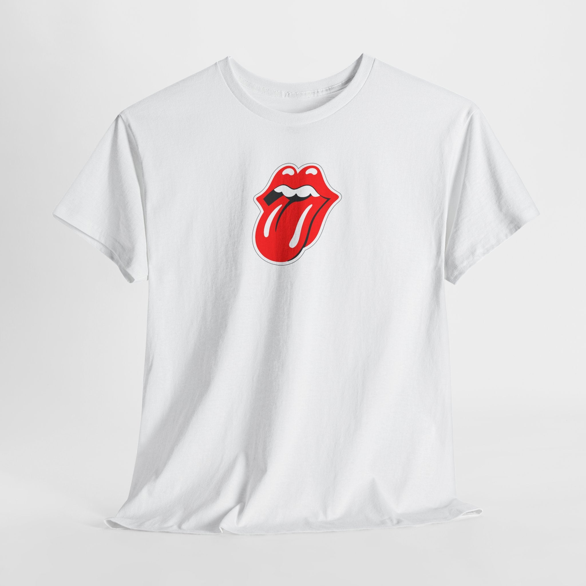 Rock Retro Red Tongue and Lips Graphic Tee