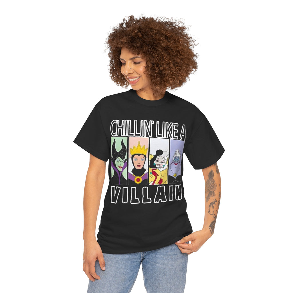Villain Squad T‑Shirt — "Chillin' Like a Villain" Graphic Tee