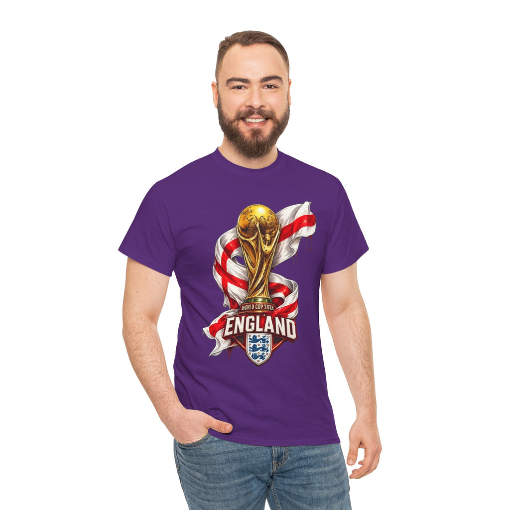 England World Cup Trophy T‑Shirt — St George's Cross Football Fan Tee