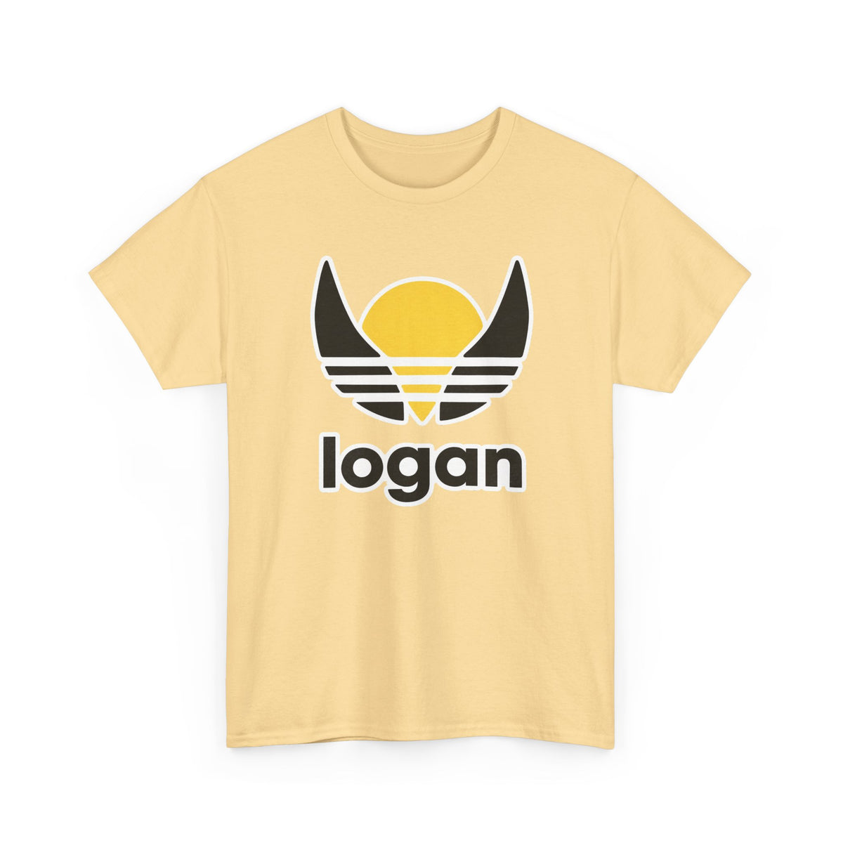 T‑Shirt — 'logan' Retro Sunrise Logo Cotton Tee
