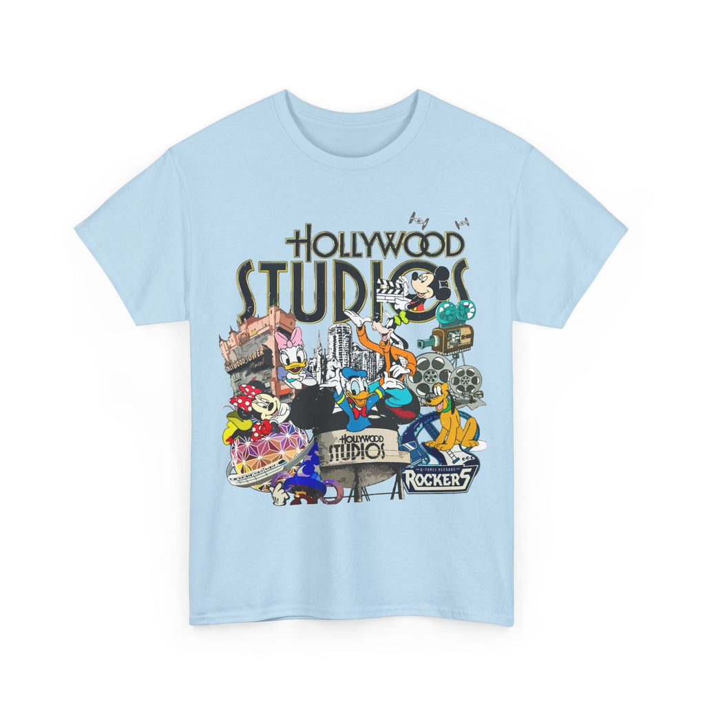 Hollywood Studios Collage T-Shirt — Vintage Theme Park Character Tee