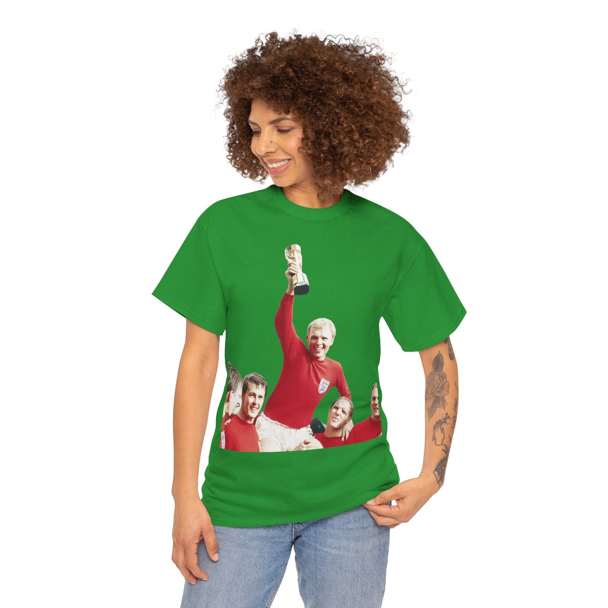 England 1966 World Cup Winners Tee — Retro Team Celebration T-Shirt