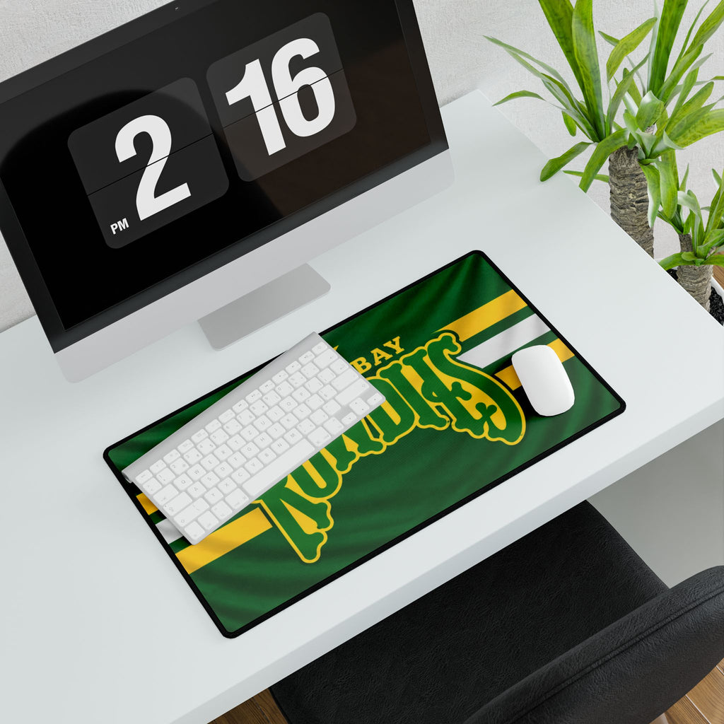 Tampa Bay Rowdies Desk Mat — Green & Gold Soccer Gaming Mouse Pad