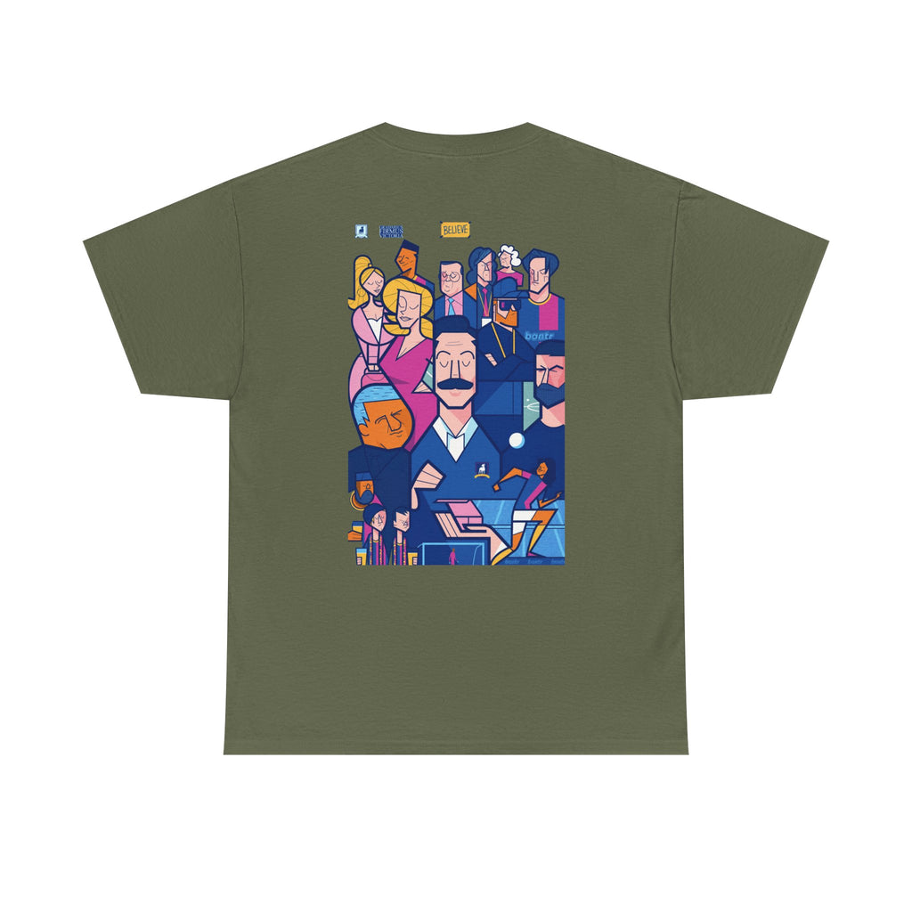Ted Lasso Inspired Graphic Tee — Retro Team Illustration