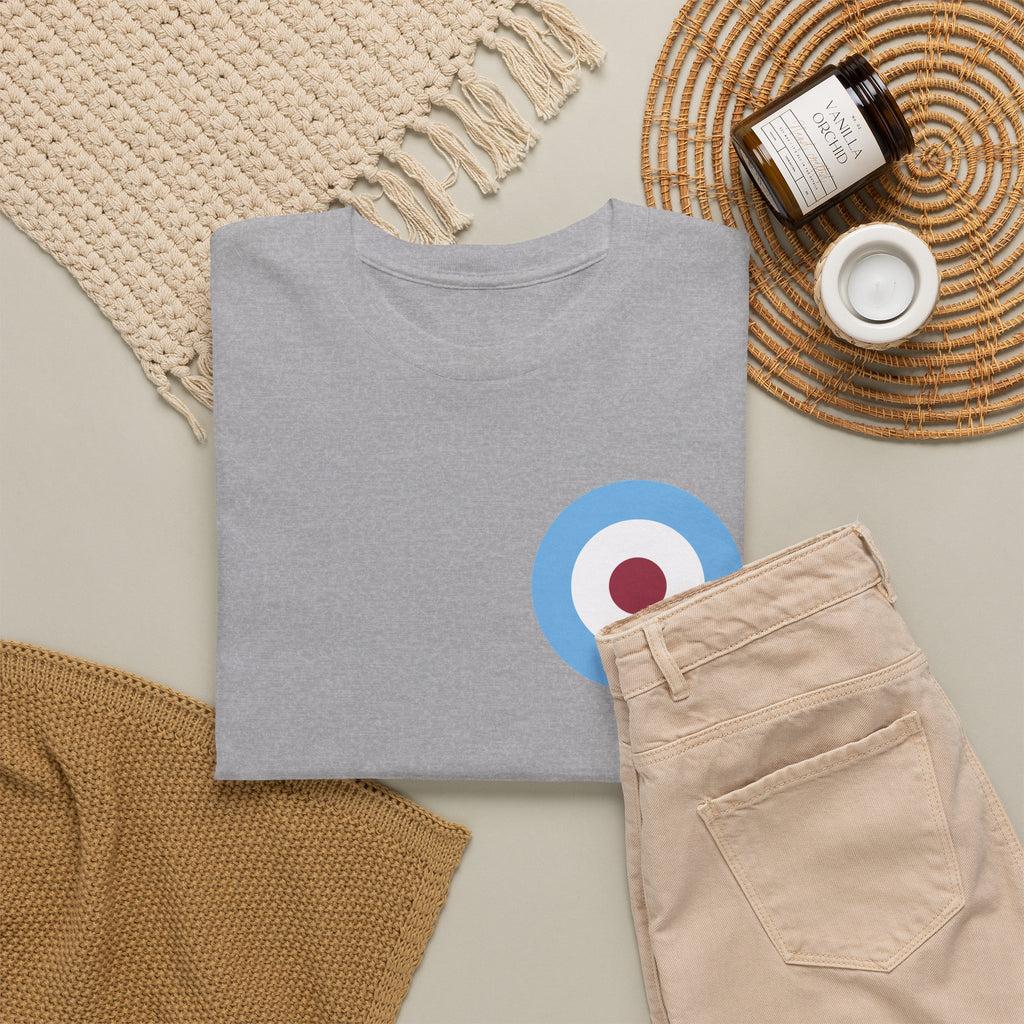 Manchester City Inspired Target Roundel Cotton T-Shirt