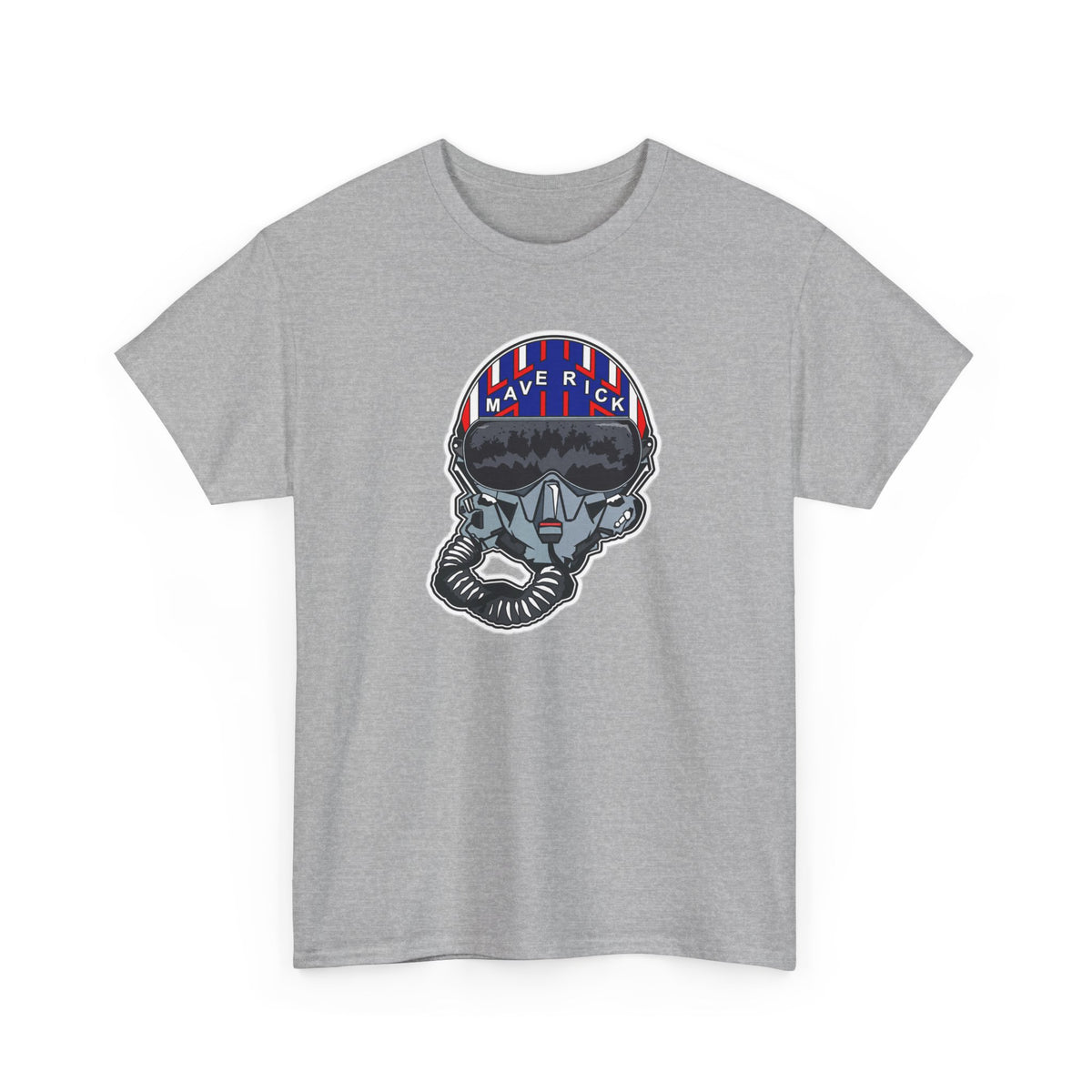 Skull Pilgrim Tee — Retro Striped 'Maverick' Helmet Graphic Shirt