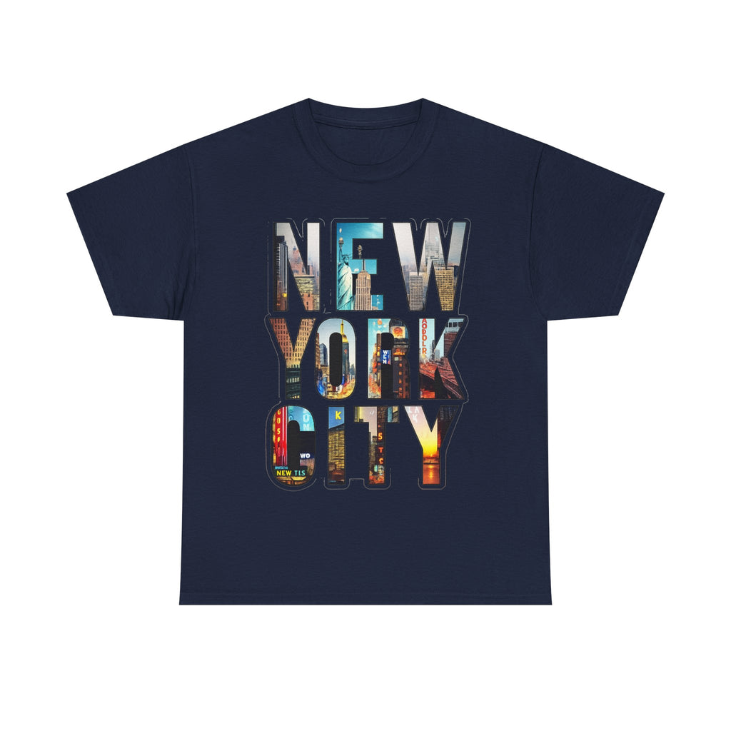 New York City Photo-Block Tee — Vintage Skyline Graphic T-Shirt