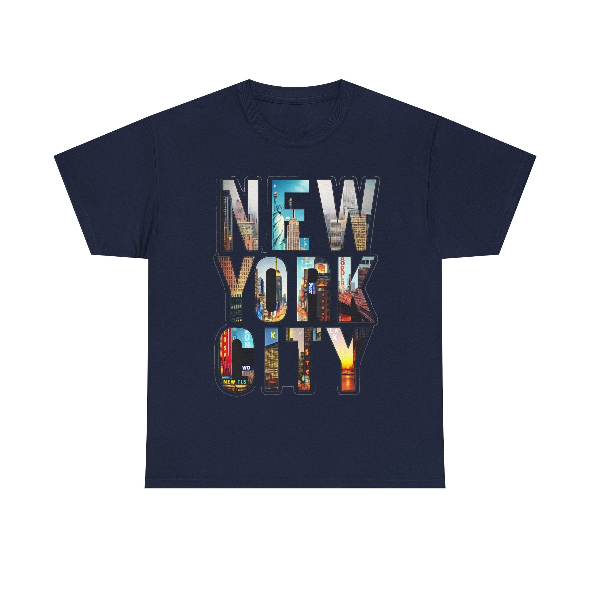 New York City Photo-Block Tee — Vintage Skyline Graphic T-Shirt