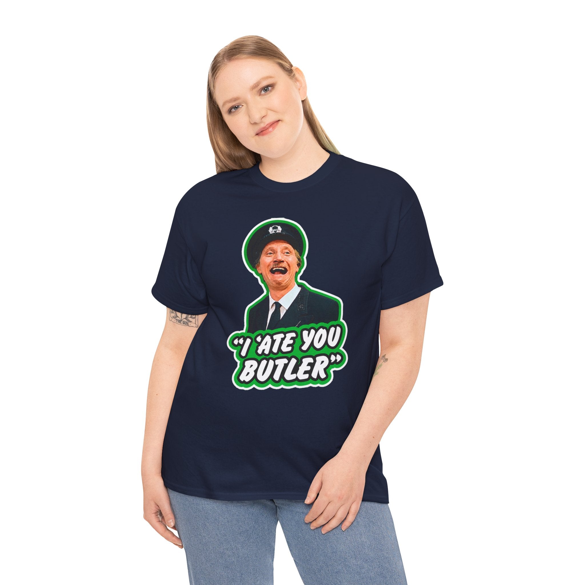 I Ate You Butler T-Shirt — Funny Retro Butler Graphic Tee