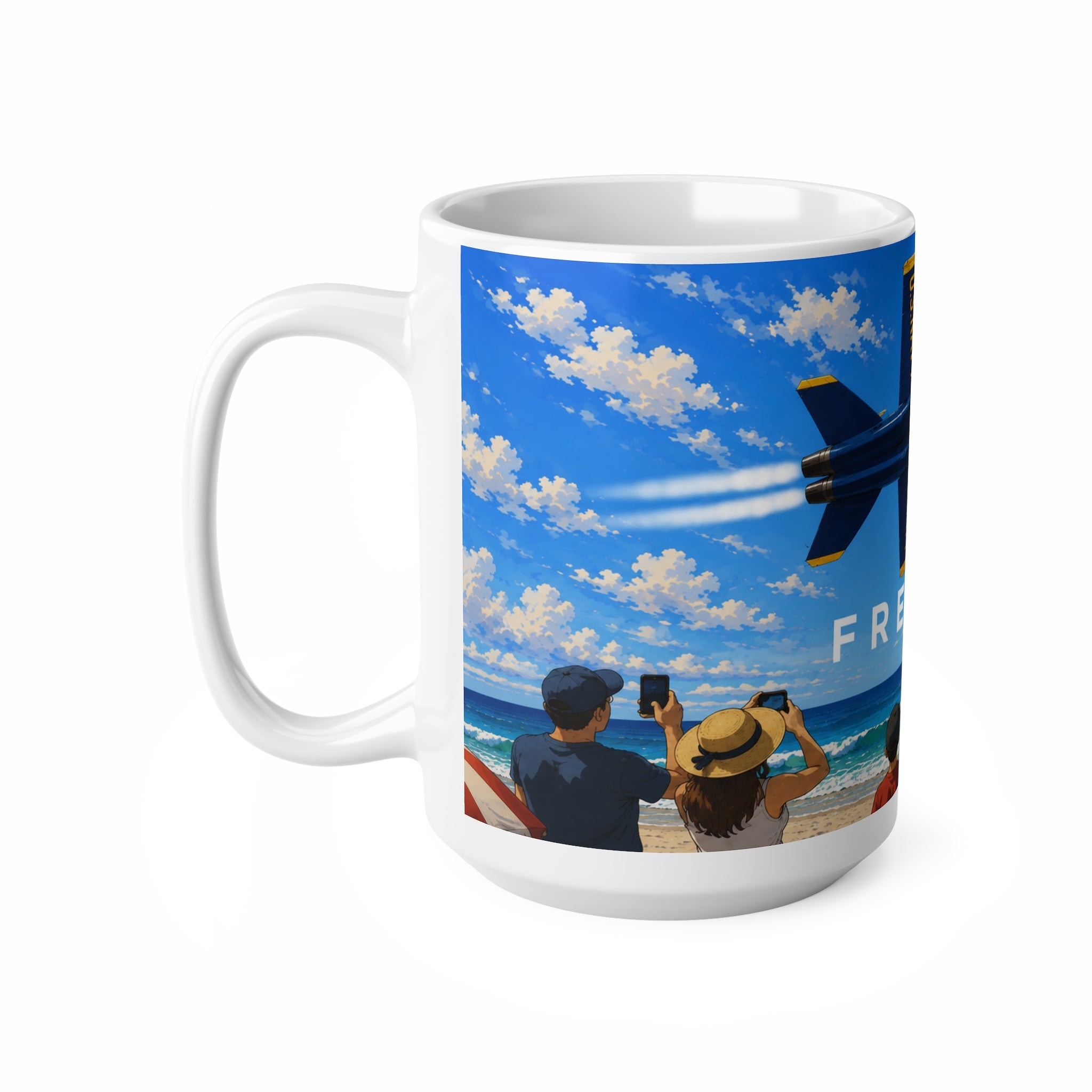 Freedom Airshow Mug — US Navy Blue Angels Ceramic Coffee Cup (11oz & 15oz)