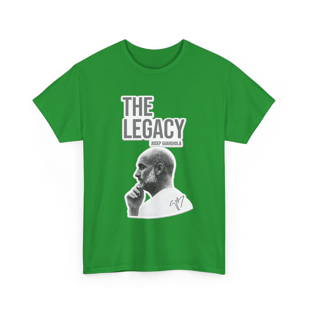 Pep Guardiola Manchester City The Legacy Tee — Inspirational Portrait Graphic T-Shirt