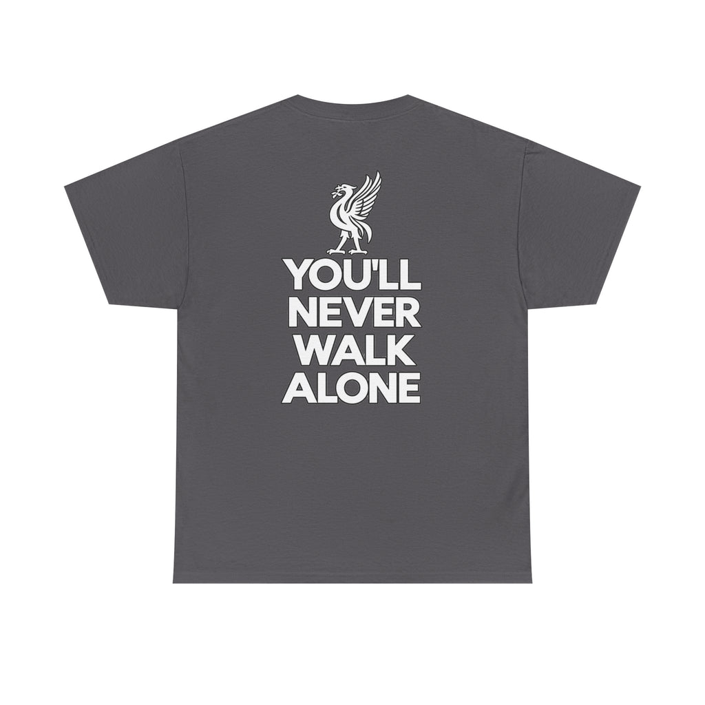You'll Never Walk Alone T‑Shirt — Liverpool FC Crest Cotton Tee