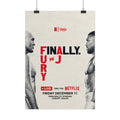 Boxing Poster – “Finally: Fury vs AJ” Netflix Fight Rolled Poster