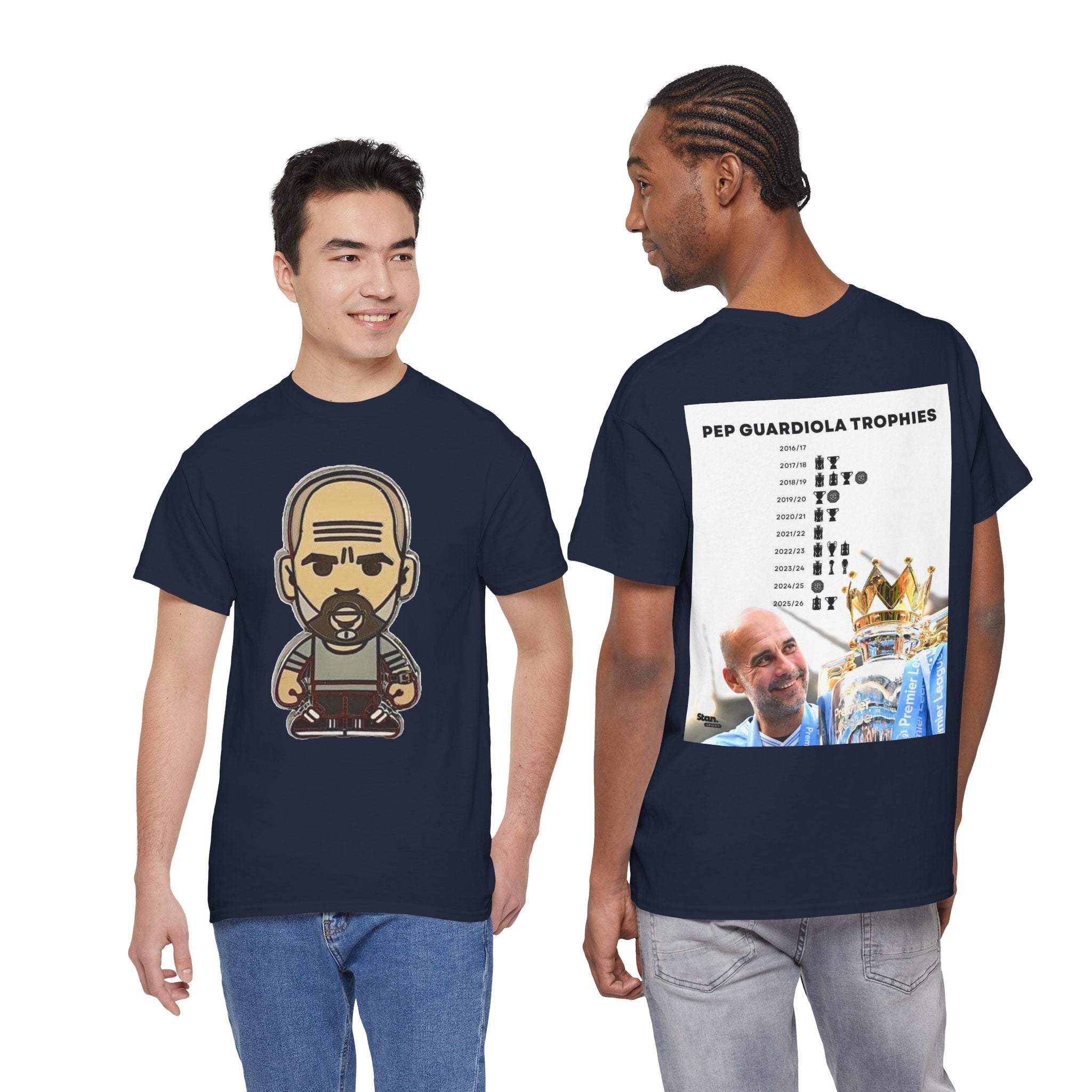 Pep Guardiola Trophies Graphic Tee