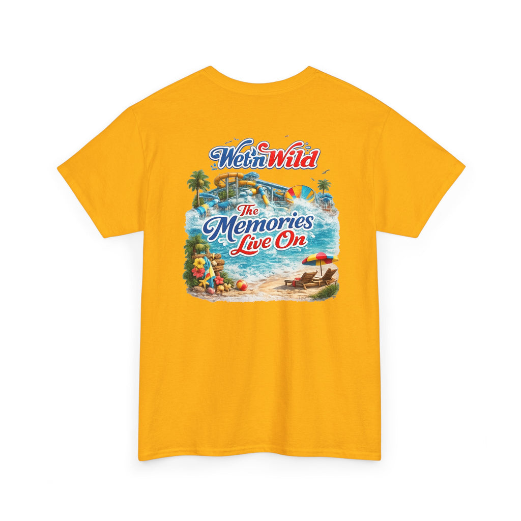Wet 'n Wild Orlando Graphic Tee — "The Memories Live On" Retro Vacation T‑Shirt