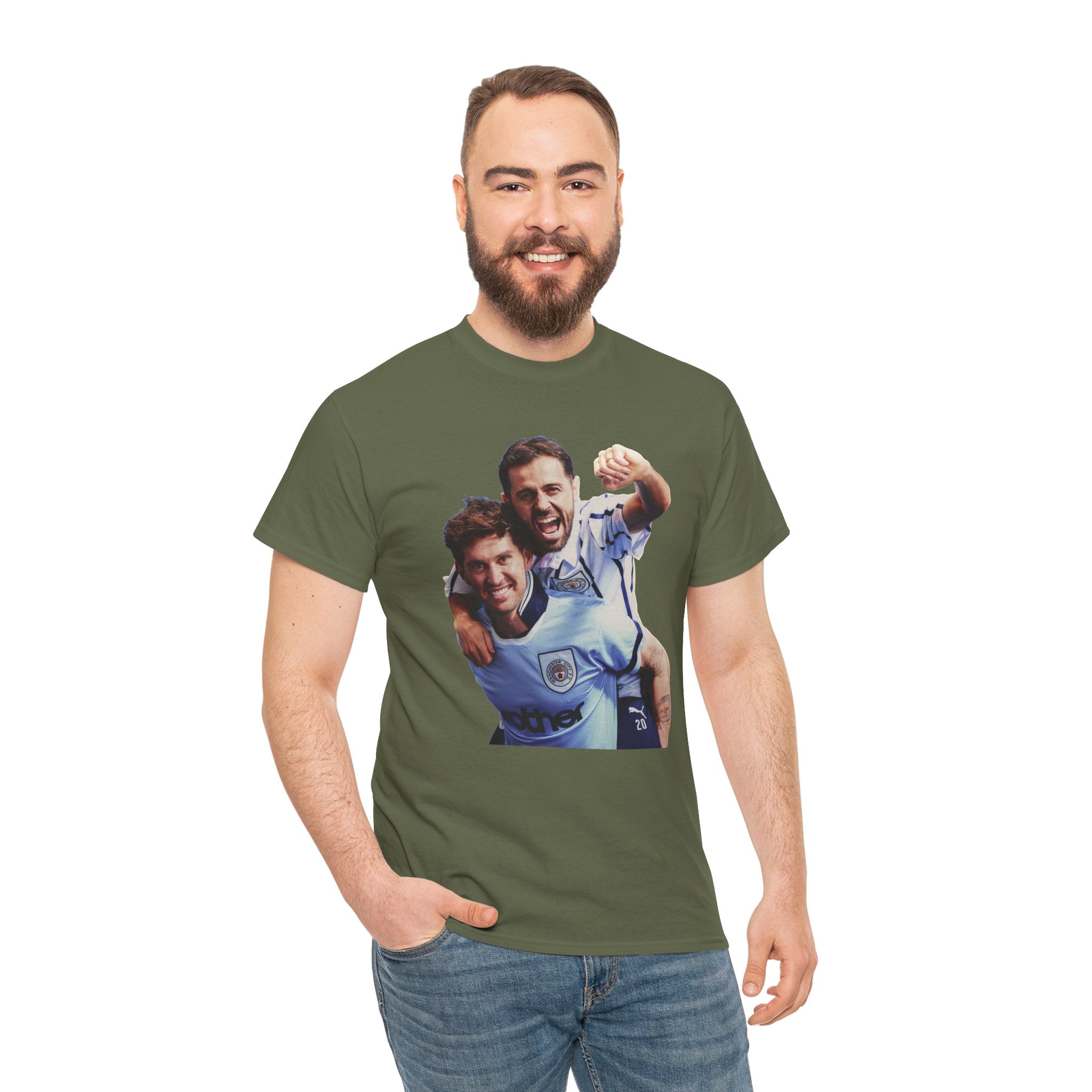 Bernardo Silva & John Stones Manchester City Legends T-Shirt