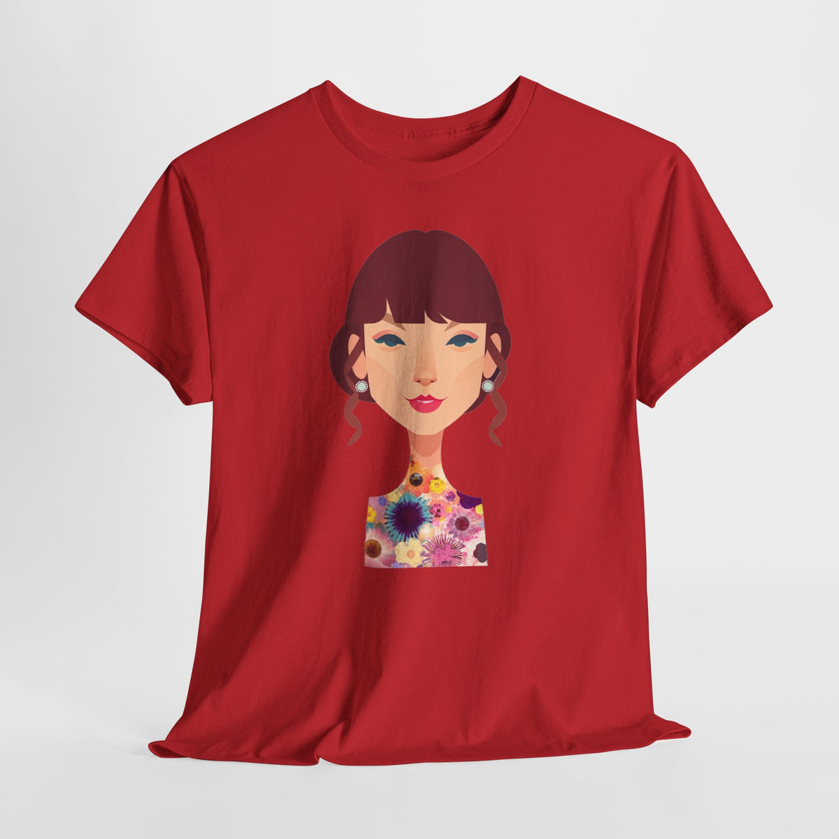 T Swift Illustration Cotton T-Shirt