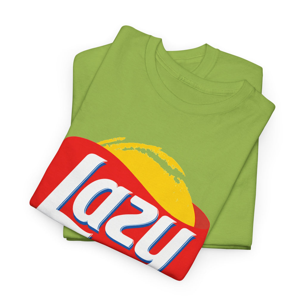 Lazy Logo T‑Shirt — Retro Snack-Inspired Graphic Tee