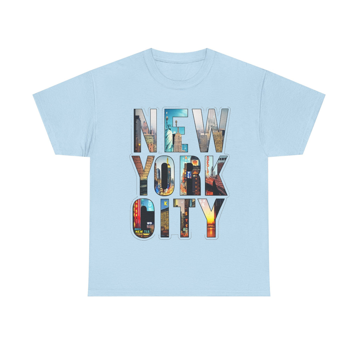 New York City Photo-Block Tee — Vintage Skyline Graphic T-Shirt