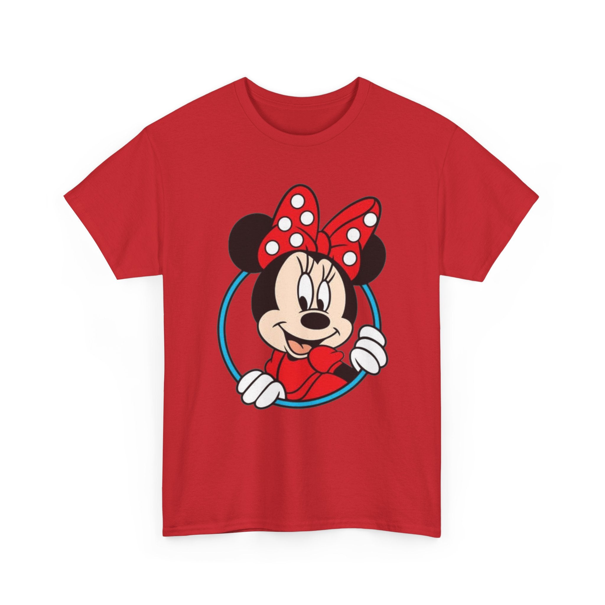 Minnie Mouse Retro Peeking Cotton T-Shirt / Tee