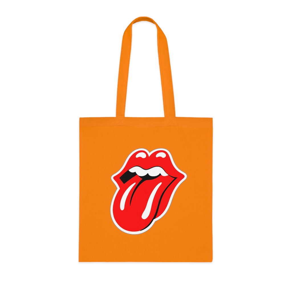 Rock Red Tongue Graphic Tote Bag