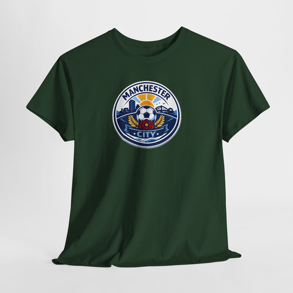 Manchester City Crest T-Shirt — Soccer Fan Tee