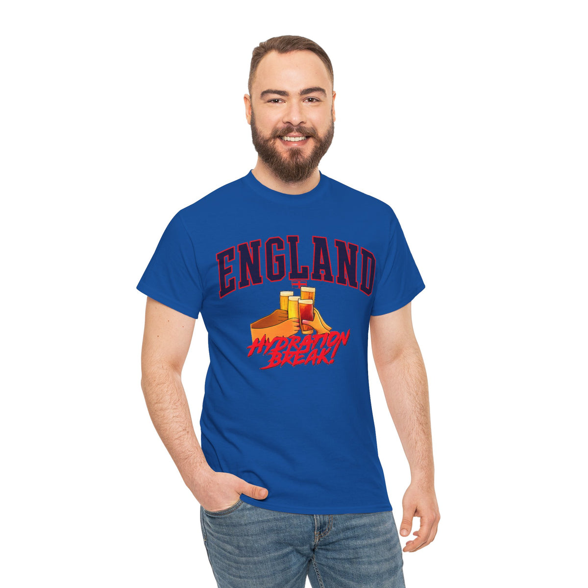 England Hydration Break T‑Shirt — "I'm Having an Hydration Break" Sports Tee
