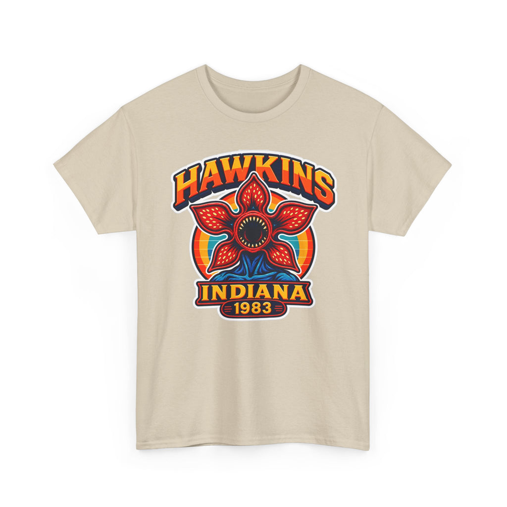 Hawkins Indiana 1983 Demogorgon Floral Cotton T-Shirt