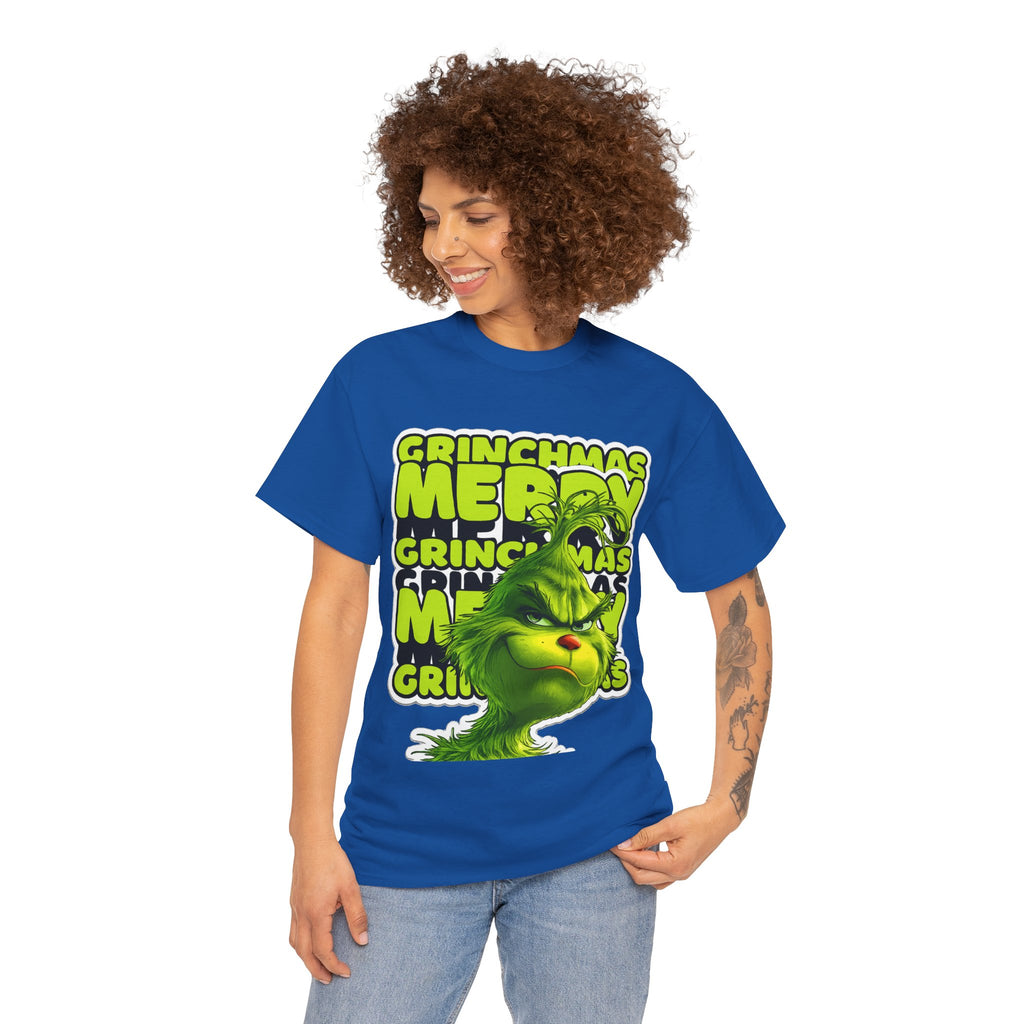 Grinchmas Merry Grinch Christmas Cotton T-Shirt / Tee
